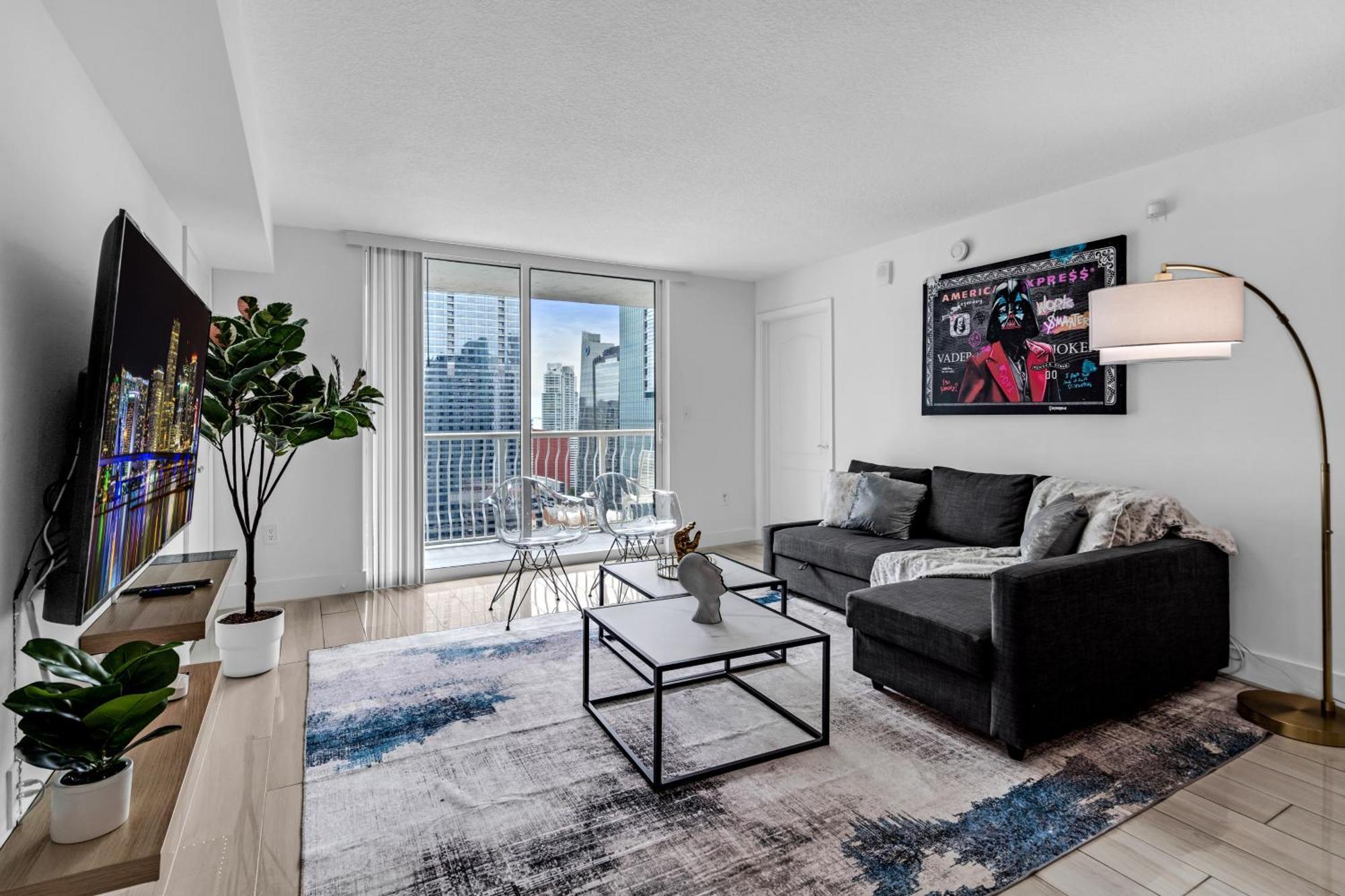 Апартаменти Lux 2B/2B Brickell - Free Parking Маямі Екстер'єр фото