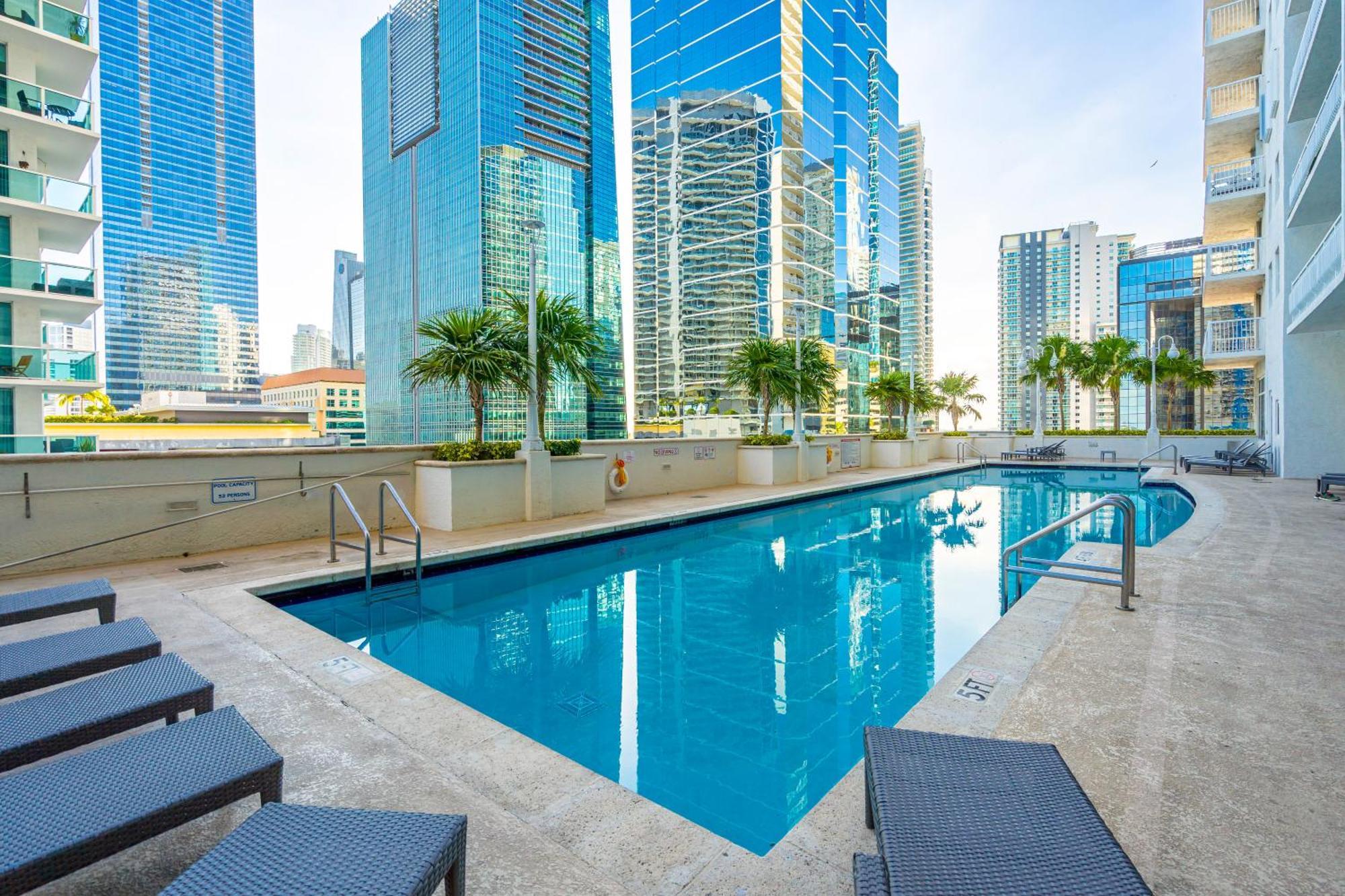 Апартаменти Lux 2B/2B Brickell - Free Parking Маямі Екстер'єр фото