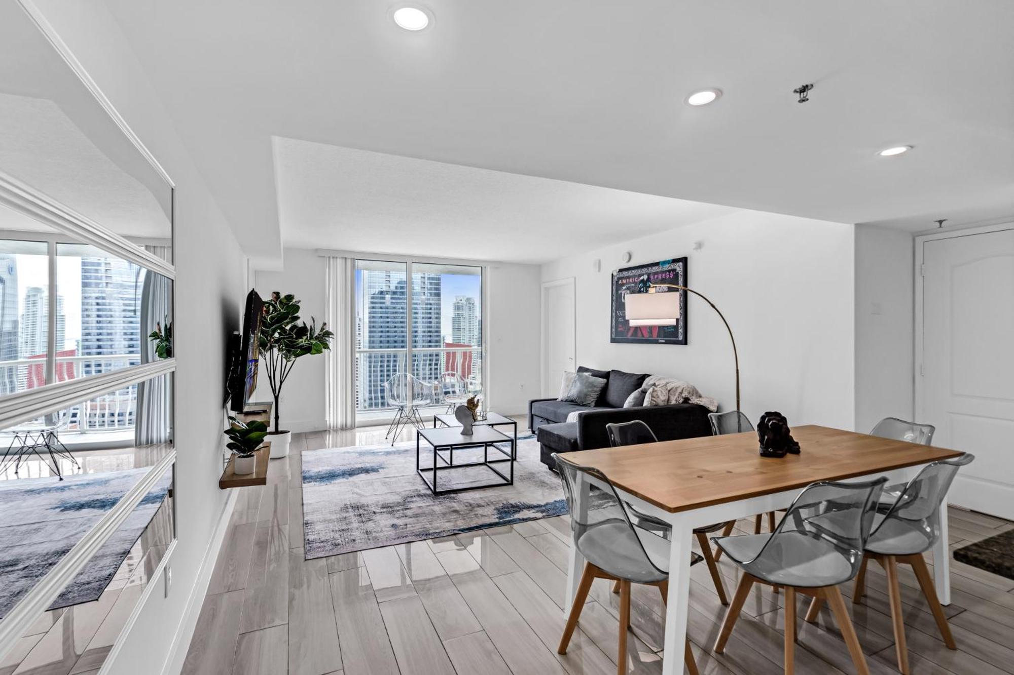 Апартаменти Lux 2B/2B Brickell - Free Parking Маямі Екстер'єр фото
