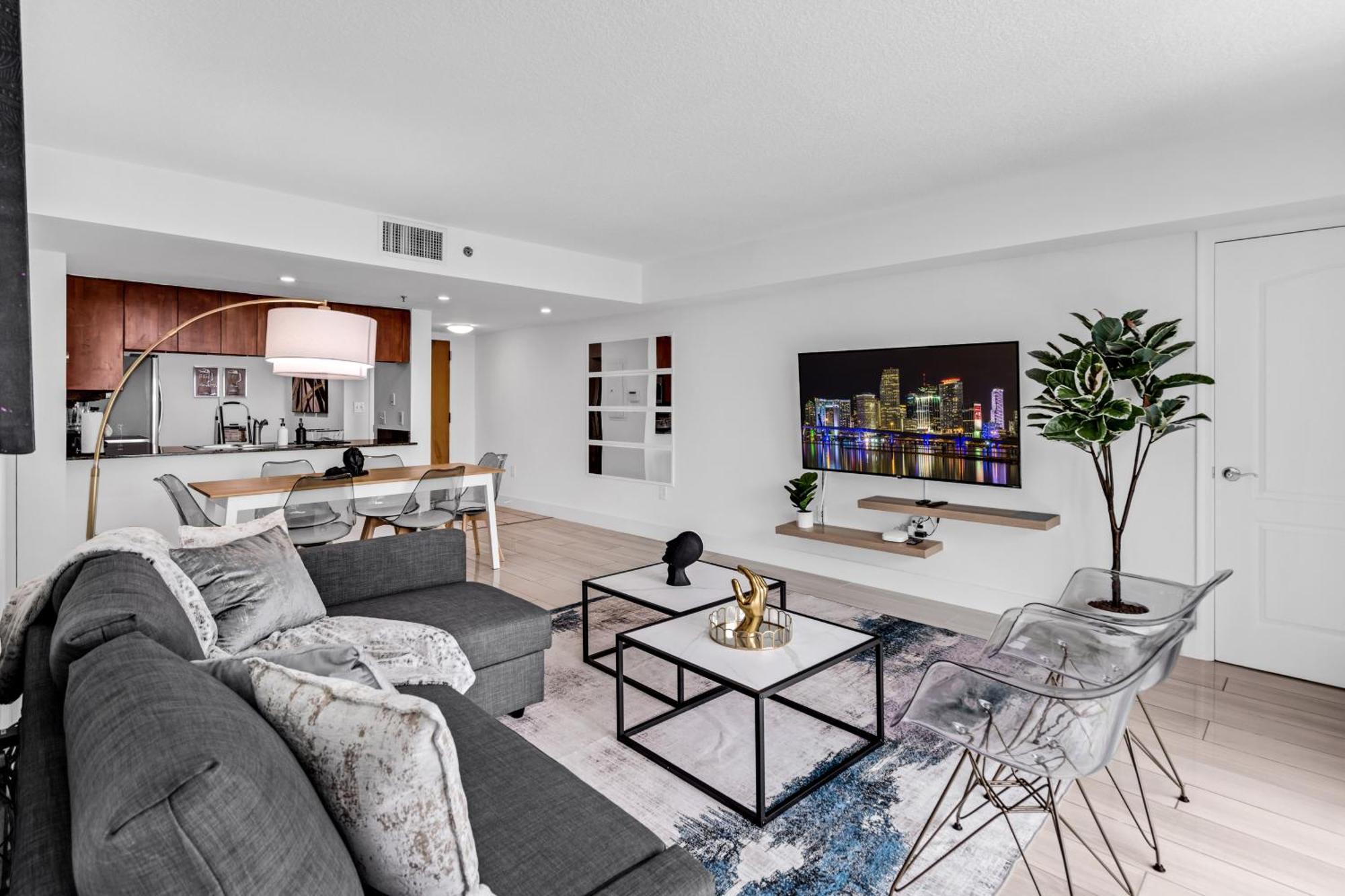 Апартаменти Lux 2B/2B Brickell - Free Parking Маямі Екстер'єр фото